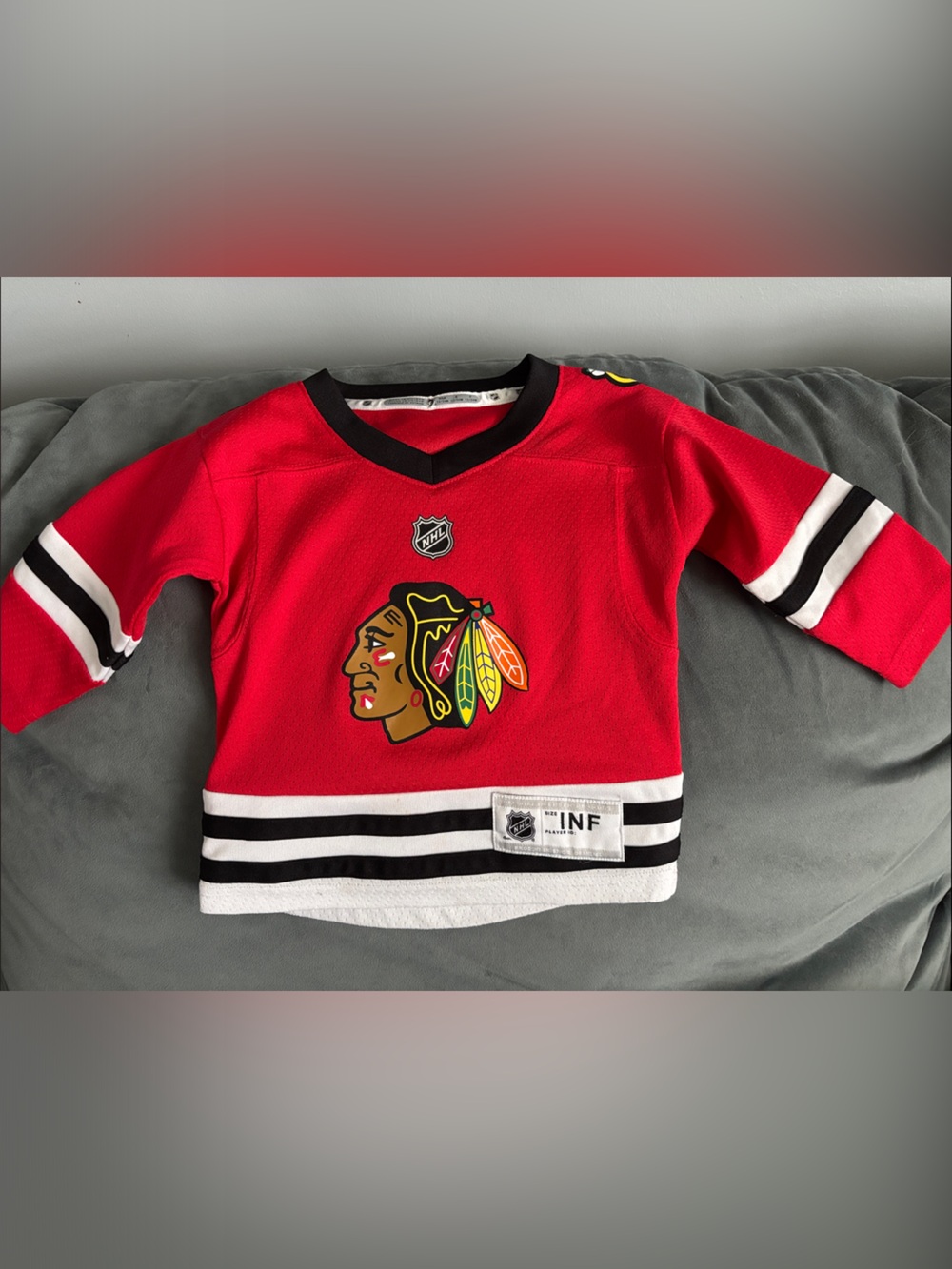 NHL Chicago Blackhawks Red Infant Patrick Kane Jersey Top